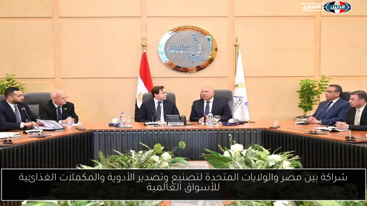 شراكة بين مصر والولايات المتحدة لتصنيع وتصدير الأدوية والمكملات الغذائية للأسواق العالمية