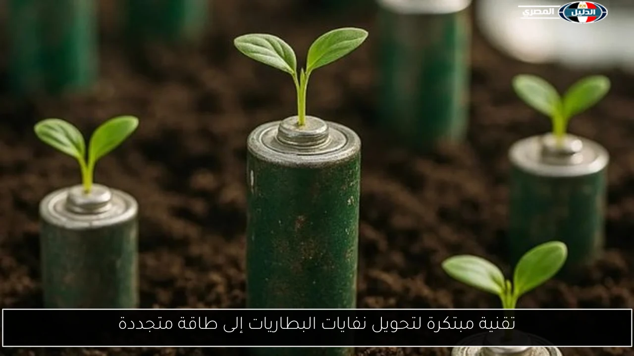 تقنية مبتكرة لتحويل نفايات البطاريات إلى طاقة متجددة