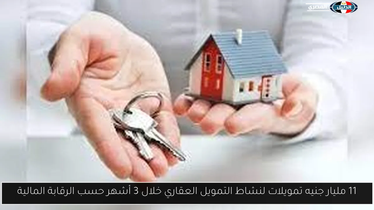 11 مليار جنيه تمويلات لنشاط التمويل العقاري خلال 3 أشهر حسب الرقابة المالية