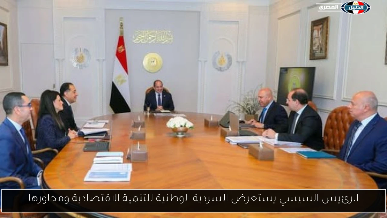 الرئيس السيسي يستعرض السردية الوطنية للتنمية الاقتصادية ومحاورها