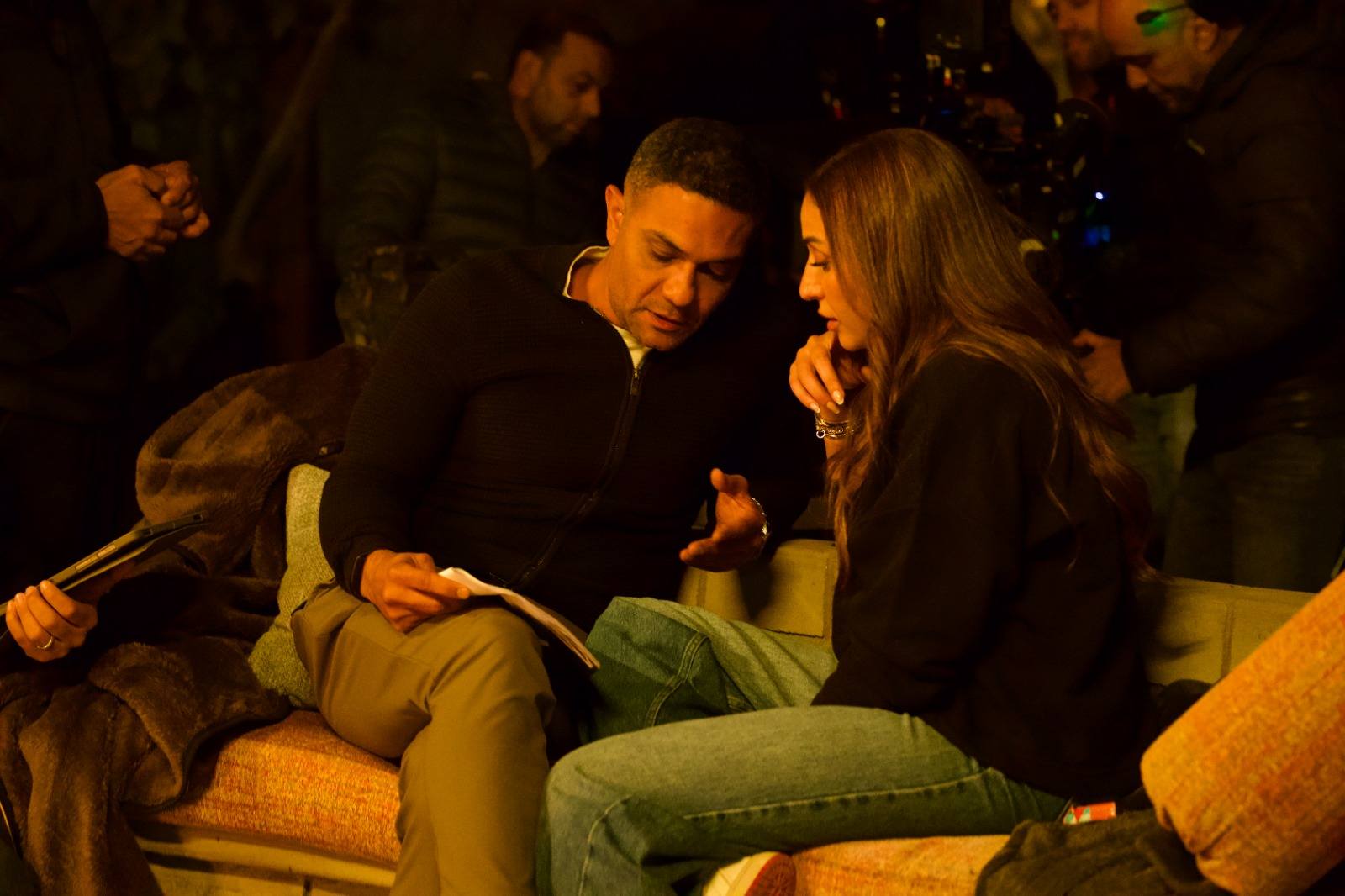 دينا الشربيني وآسر ياسين في مسلسل "إتنين غيرنا"