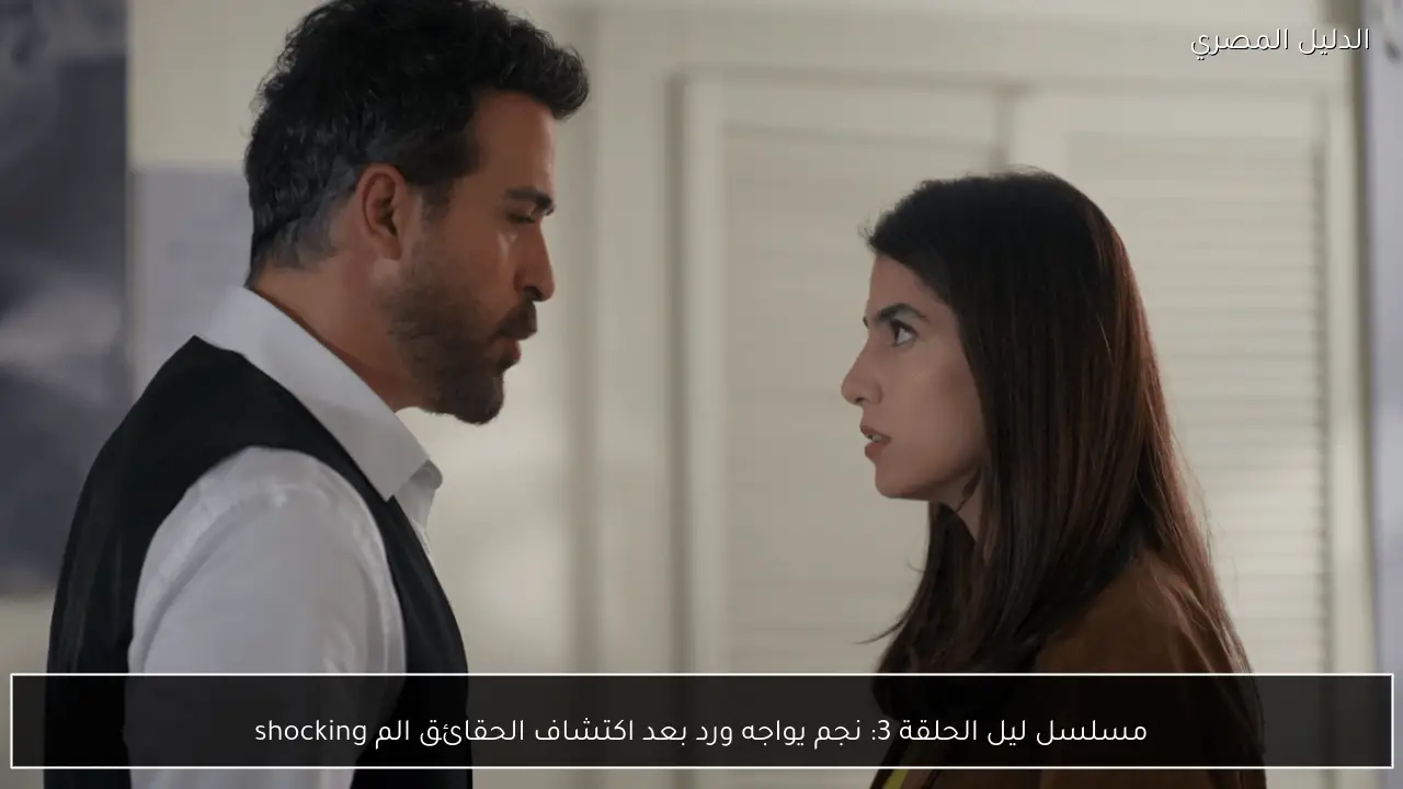 مسلسل ليل الحلقة 3: نجم يواجه ورد بعد اكتشاف الحقائق الم shocking