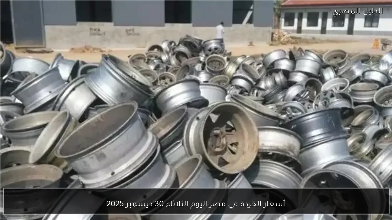 أسعار الخردة في مصر اليوم الثلاثاء 30 ديسمبر 2025