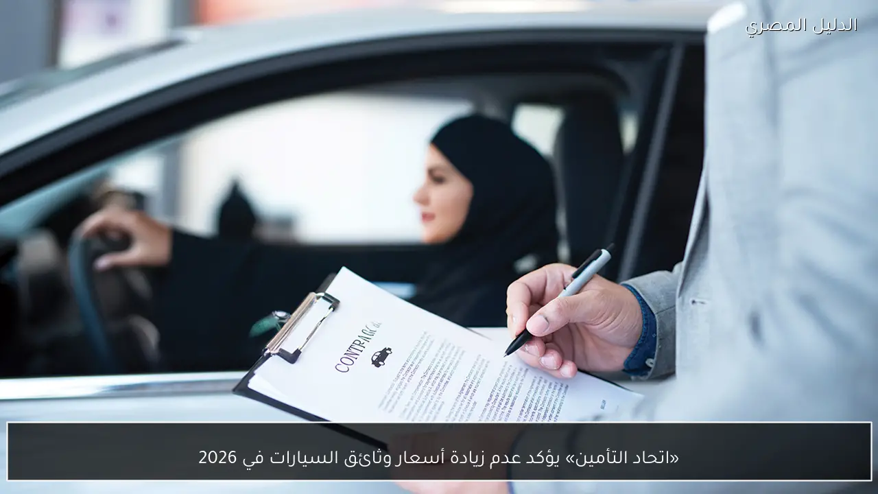 «اتحاد التأمين» يؤكد عدم زيادة أسعار وثائق السيارات في 2026