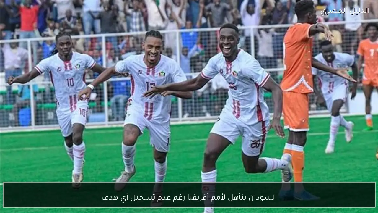 السودان يتأهل لأمم أفريقيا رغم عدم تسجيل أي هدف