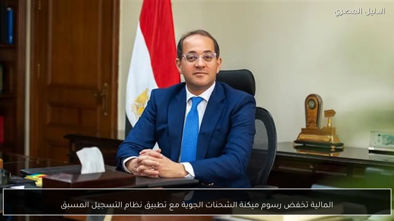 المالية تخفض رسوم ميكنة الشحنات الجوية مع تطبيق نظام التسجيل المسبق