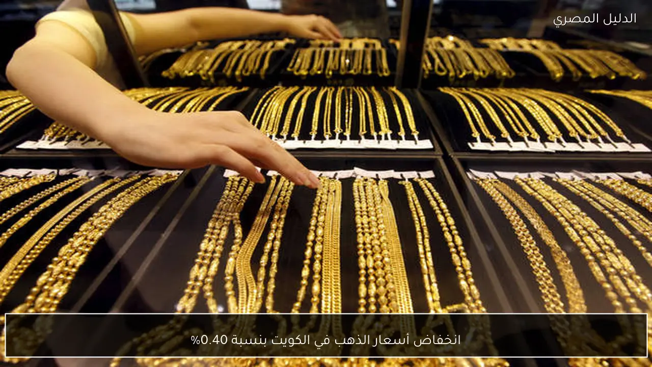 انخفاض أسعار الذهب في الكويت بنسبة 0.40%