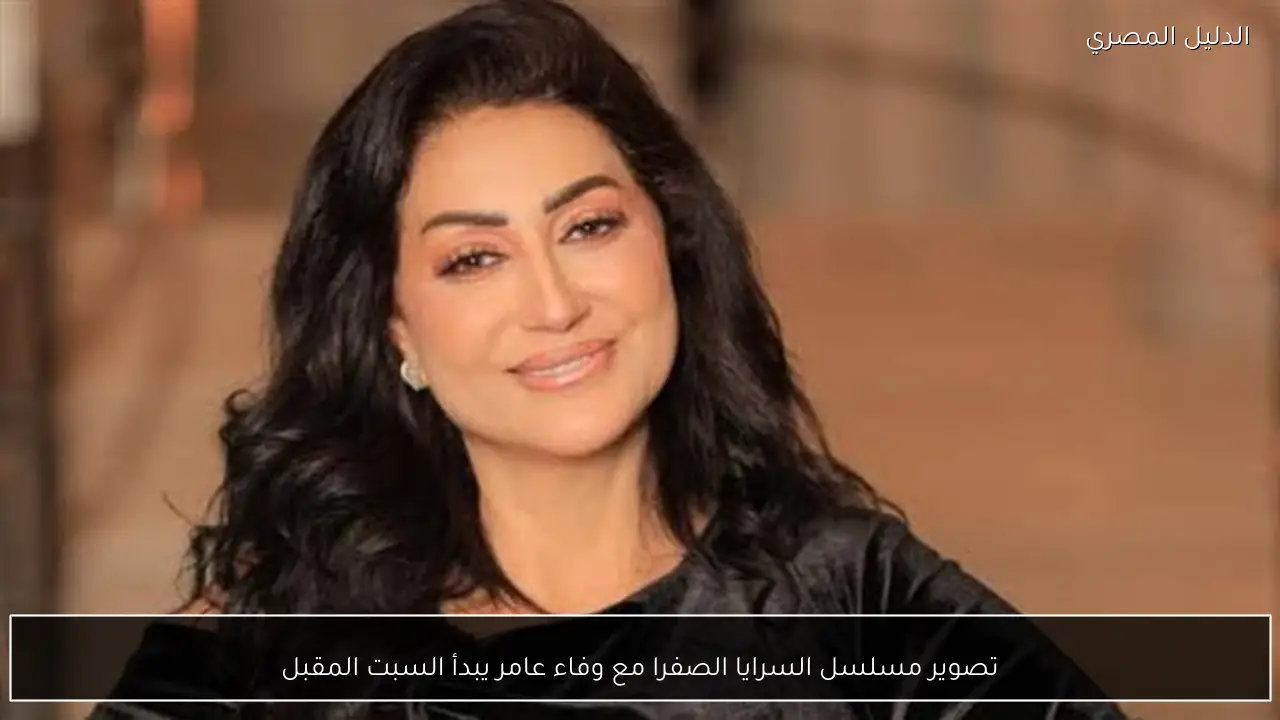 تصوير مسلسل السرايا الصفرا مع وفاء عامر يبدأ السبت المقبل