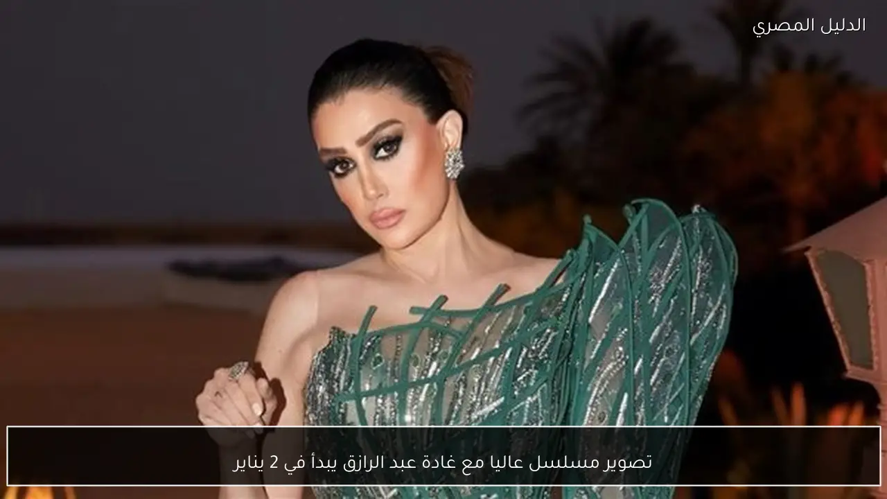 تصوير مسلسل عاليا مع غادة عبد الرازق يبدأ في 2 يناير