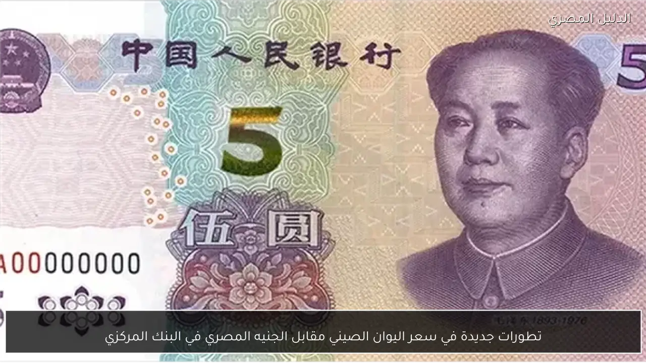 تطورات جديدة في سعر اليوان الصيني مقابل الجنيه المصري في البنك المركزي