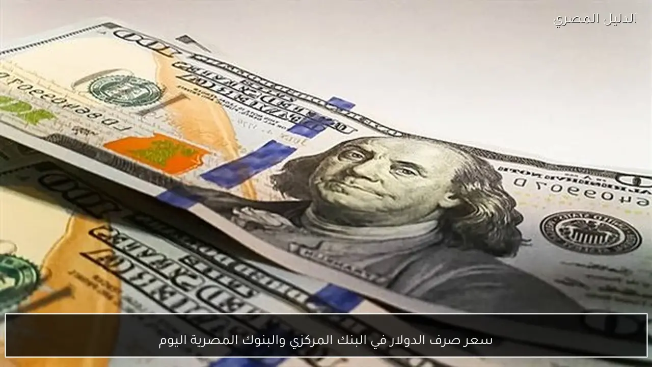 سعر صرف الدولار في البنك المركزي والبنوك المصرية اليوم