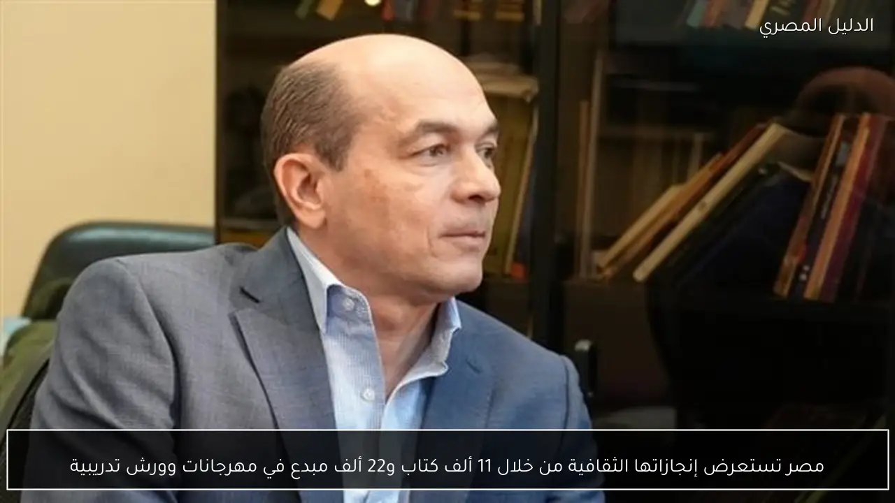 مصر تستعرض إنجازاتها الثقافية من خلال 11 ألف كتاب و22 ألف مبدع في مهرجانات وورش تدريبية