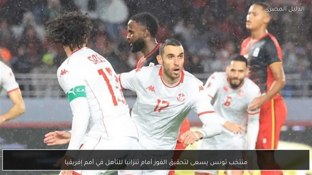 منتخب تونس يسعى لتحقيق الفوز أمام تنزانيا للتأهل في أمم إفريقيا