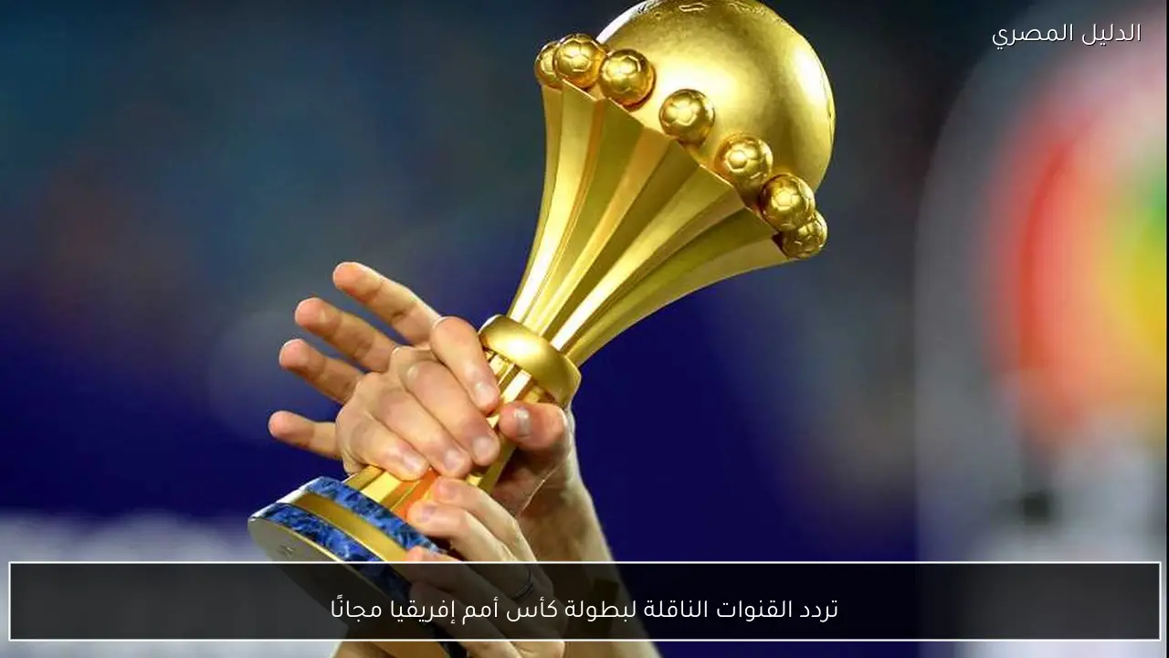 تردد القنوات الناقلة لبطولة كأس أمم إفريقيا مجانًا - الدليل المصري