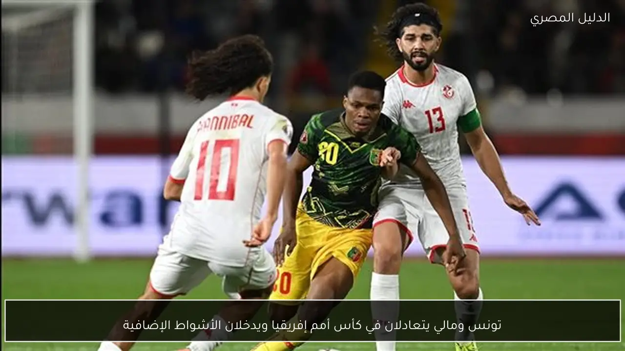تونس ومالي يتعادلان في كأس أمم إفريقيا ويدخلان الأشواط الإضافية