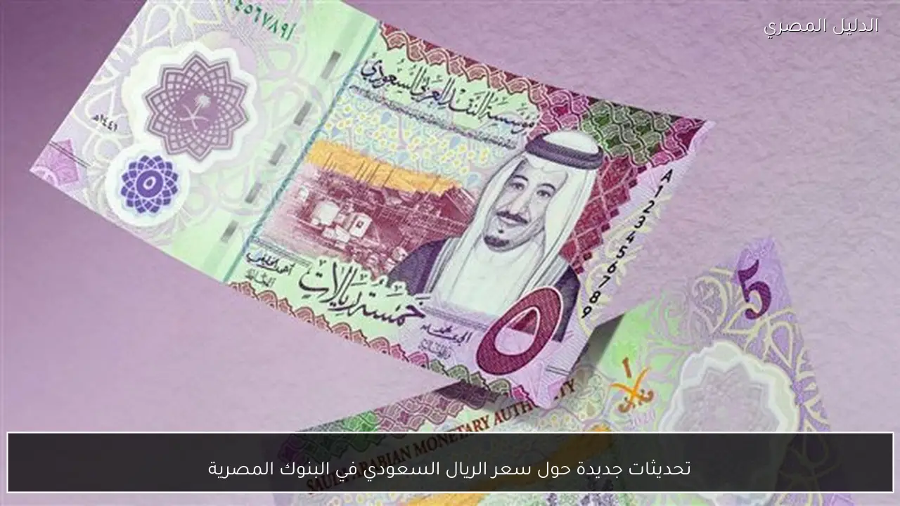 تحديثات جديدة حول سعر الريال السعودي في البنوك المصرية