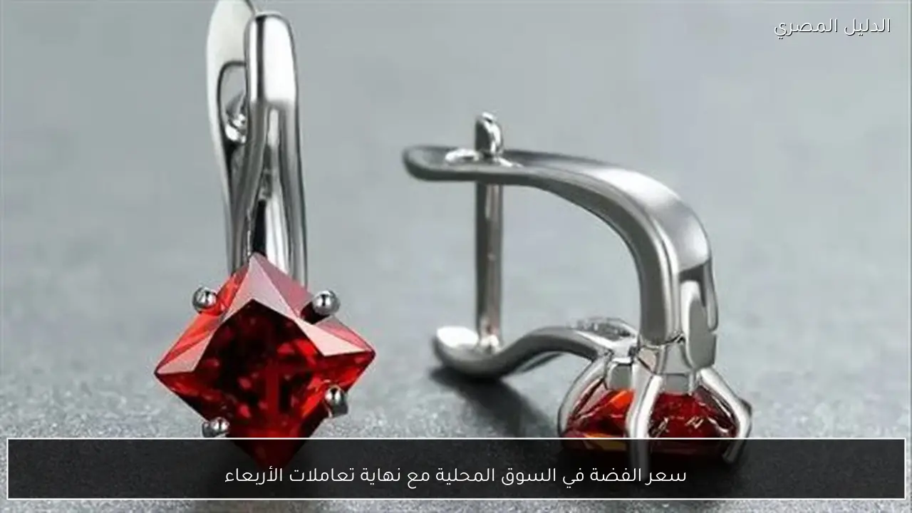 سعر الفضة في السوق المحلية مع نهاية تعاملات الأربعاء