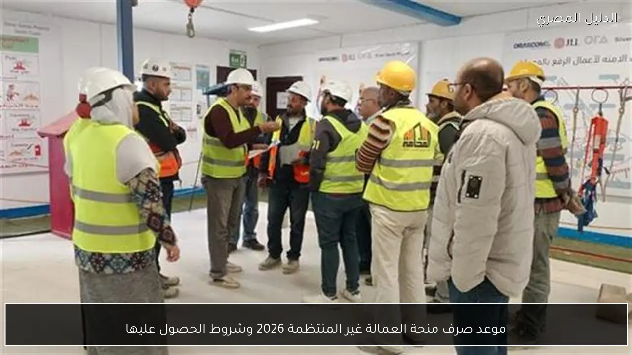 موعد صرف منحة العمالة غير المنتظمة 2026 وشروط الحصول عليها