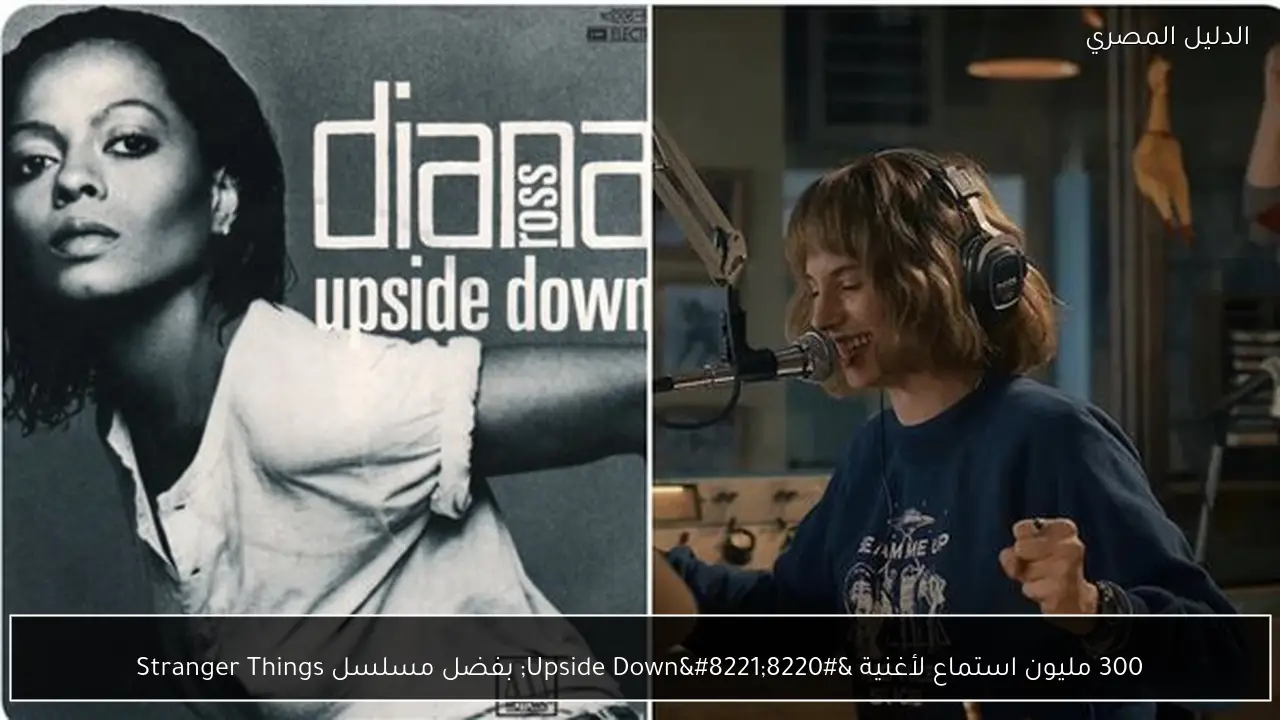 300 مليون استماع لأغنية “Upside Down” بفضل مسلسل Stranger Things