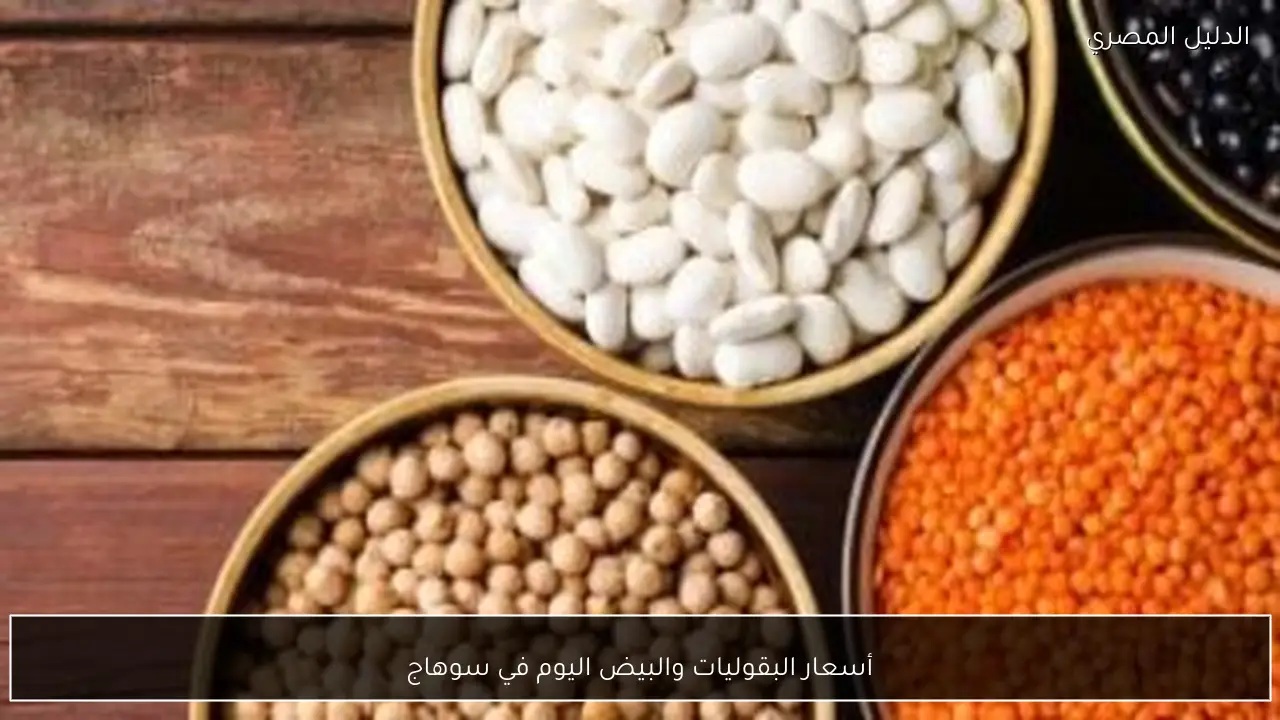 أسعار البقوليات والبيض اليوم في سوهاج