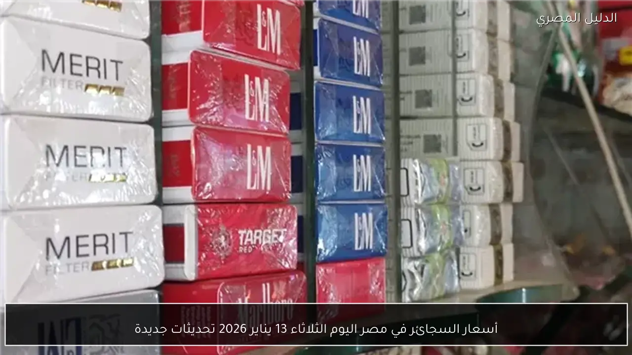أسعار السجائر في مصر اليوم الثلاثاء 13 يناير 2026 تحديثات جديدة