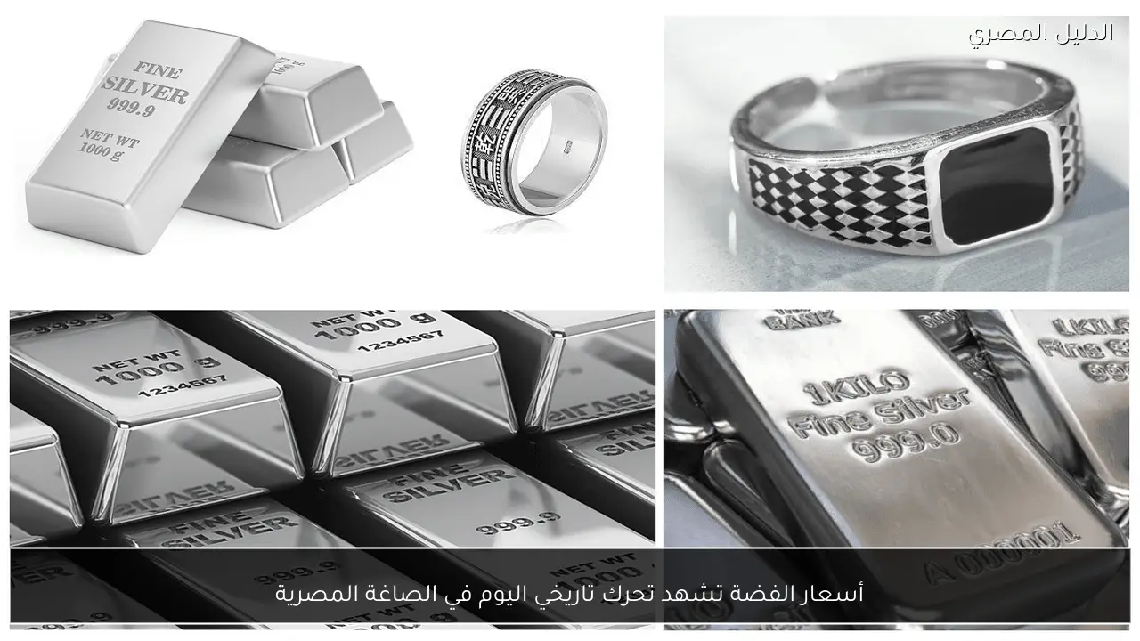 أسعار الفضة تشهد تحرك تاريخي اليوم في الصاغة المصرية