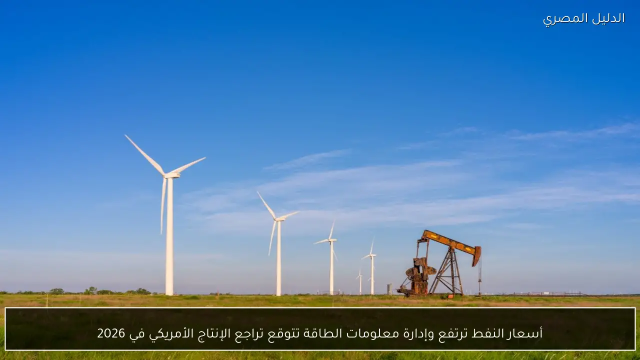 أسعار النفط ترتفع وإدارة معلومات الطاقة تتوقع تراجع الإنتاج الأمريكي في 2026