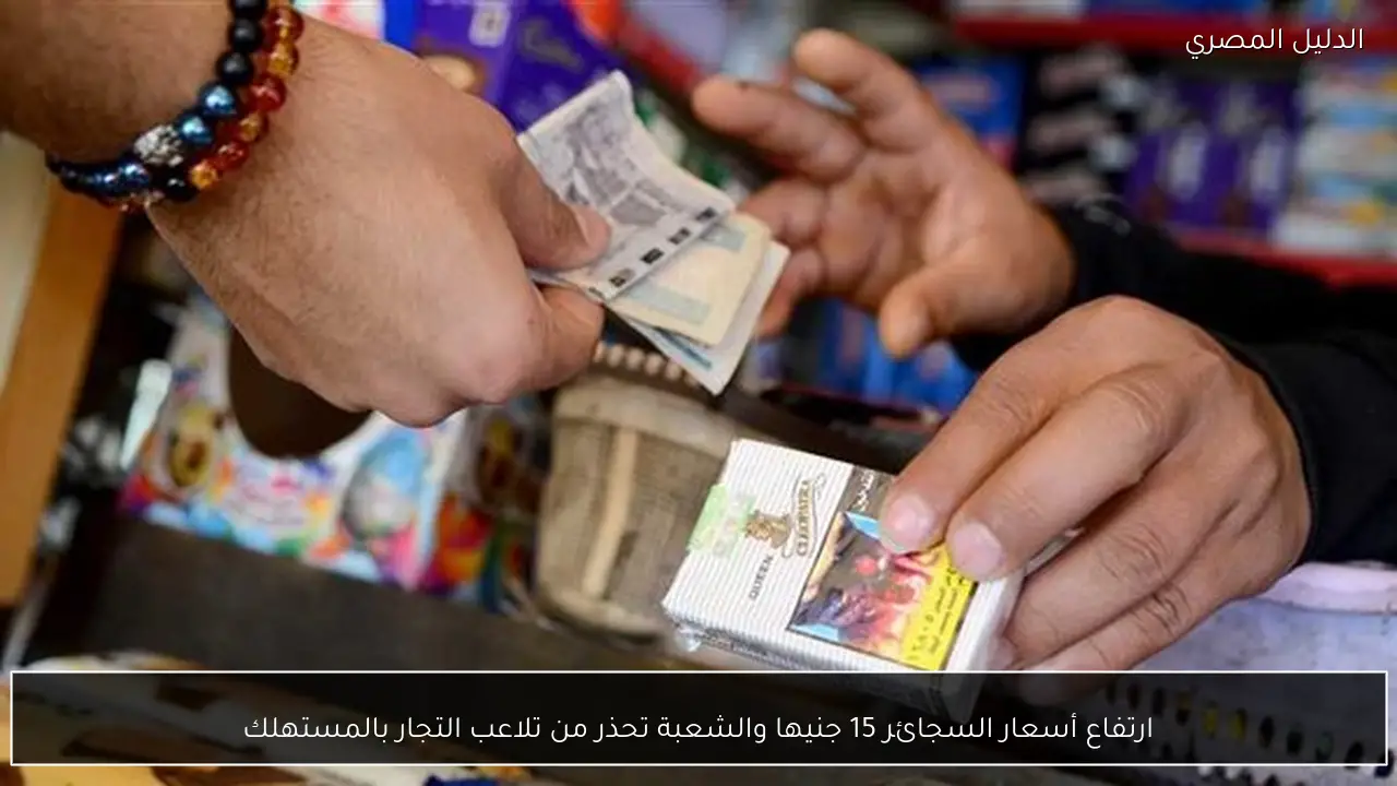 ارتفاع أسعار السجائر 15 جنيها والشعبة تحذر من تلاعب التجار بالمستهلك