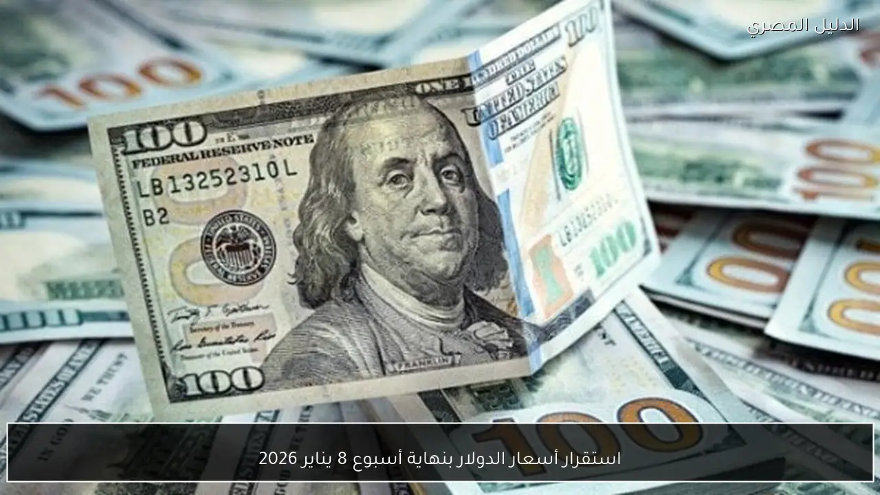 استقرار أسعار الدولار بنهاية أسبوع 8 يناير 2026