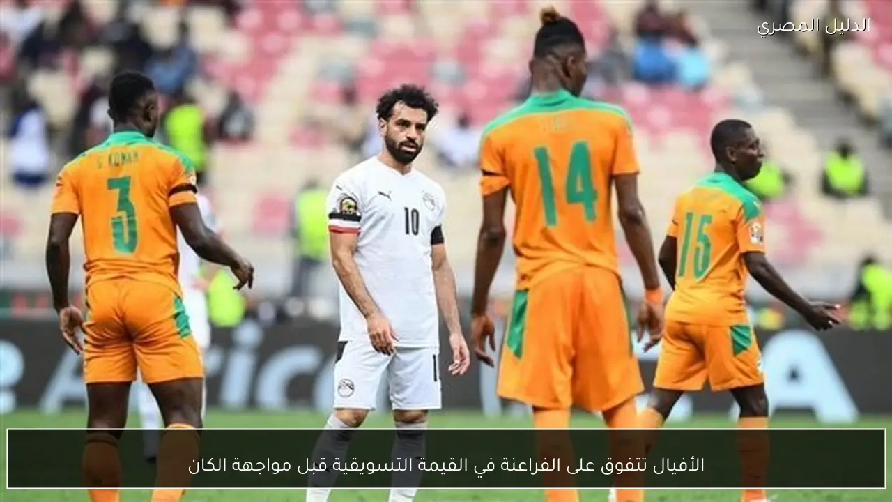 الأفيال تتفوق على الفراعنة في القيمة التسويقية قبل مواجهة الكان