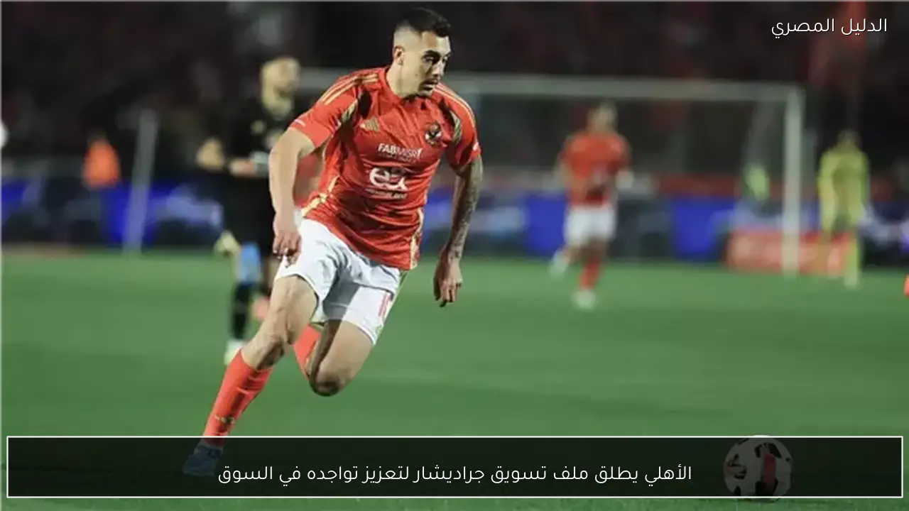 الأهلي يطلق ملف تسويق جراديشار لتعزيز تواجده في السوق