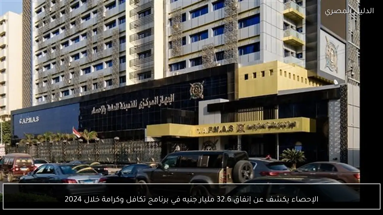 الإحصاء يكشف عن إنفاق 32.6 مليار جنيه في برنامج تكافل وكرامة خلال 2024