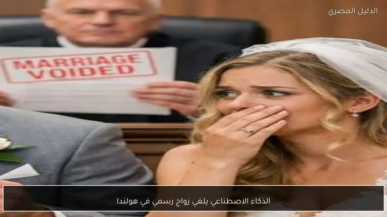 الذكاء الاصطناعي يلغي زواج رسمي في هولندا