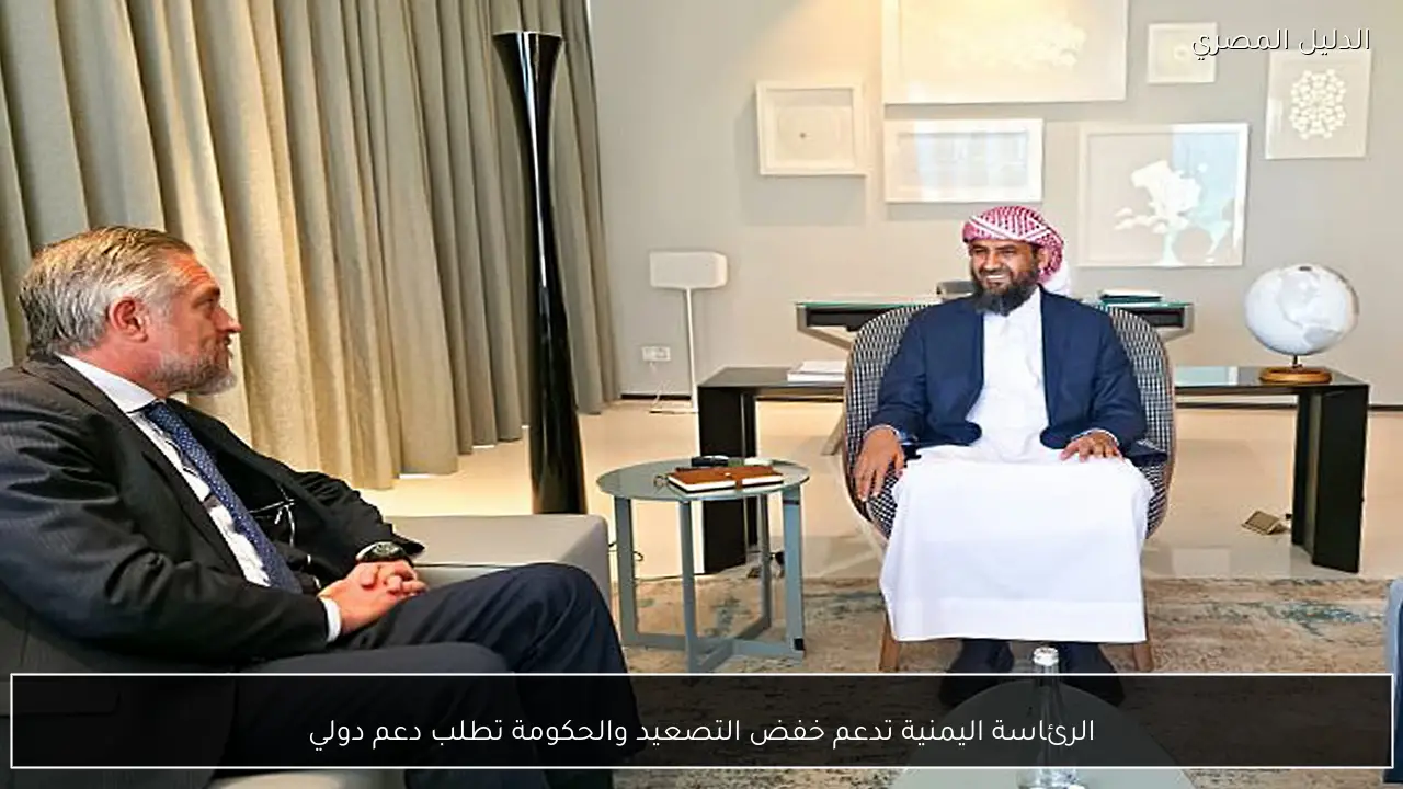 الرئاسة اليمنية تدعم خفض التصعيد والحكومة تطلب دعم دولي