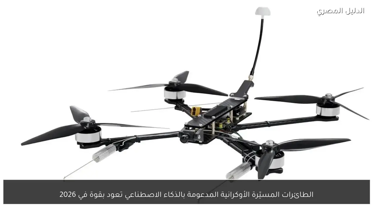 الطائرات المسيّرة الأوكرانية المدعومة بالذكاء الاصطناعي تعود بقوة في 2026