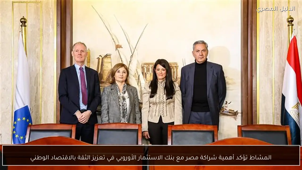 المشاط تؤكد أهمية شراكة مصر مع بنك الاستثمار الأوروبي في تعزيز الثقة بالاقتصاد الوطني
