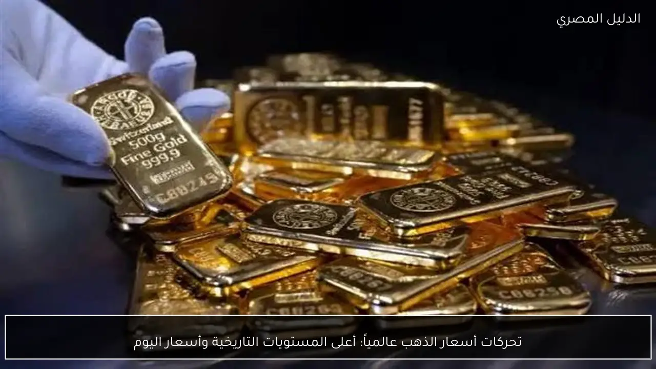 تحركات أسعار الذهب عالمياً: أعلى المستويات التاريخية وأسعار اليوم