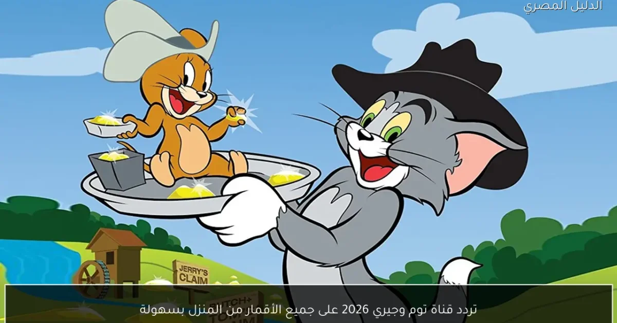 تردد قناة توم وجيري 2026 على جميع الأقمار من المنزل بسهولة