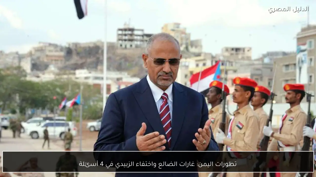 تطورات اليمن: غارات الضالع واختفاء الزبيدي في 4 أسئلة