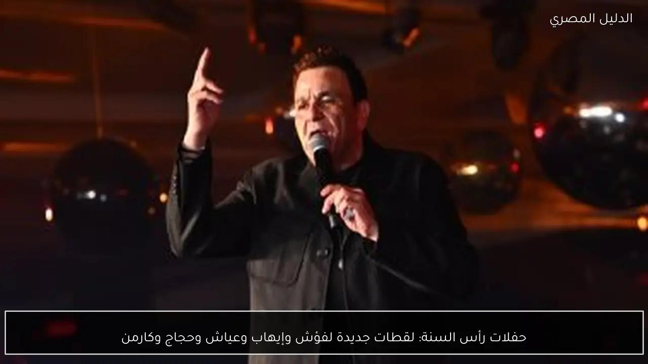 حفلات رأس السنة: لقطات جديدة لفؤش وإيهاب وعياش وحجاج وكارمن