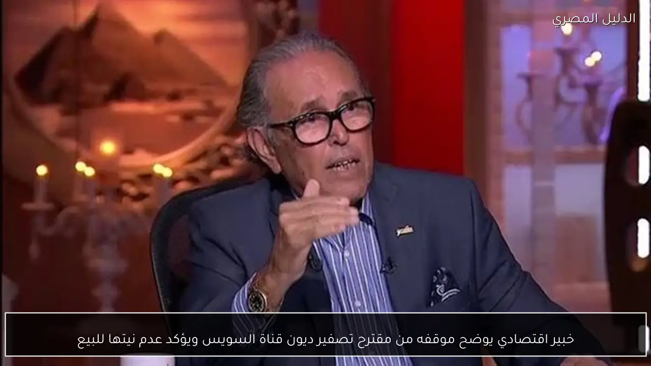 خبير اقتصادي يوضح موقفه من مقترح تصفير ديون قناة السويس ويؤكد عدم نيتها للبيع