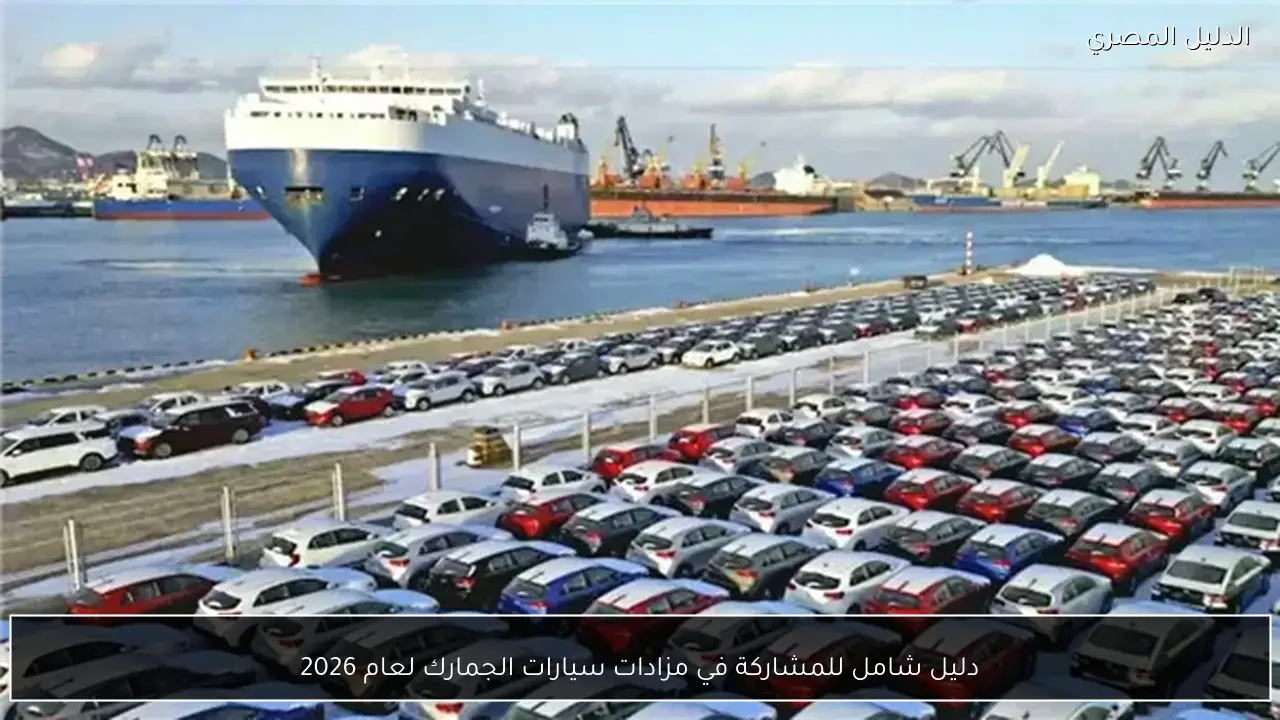 دليل شامل للمشاركة في مزادات سيارات الجمارك لعام 2026