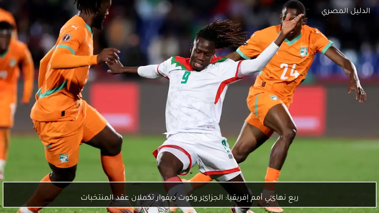 ربع نهائي أمم إفريقيا: الجزائر وكوت ديفوار تكملان عقد المنتخبات