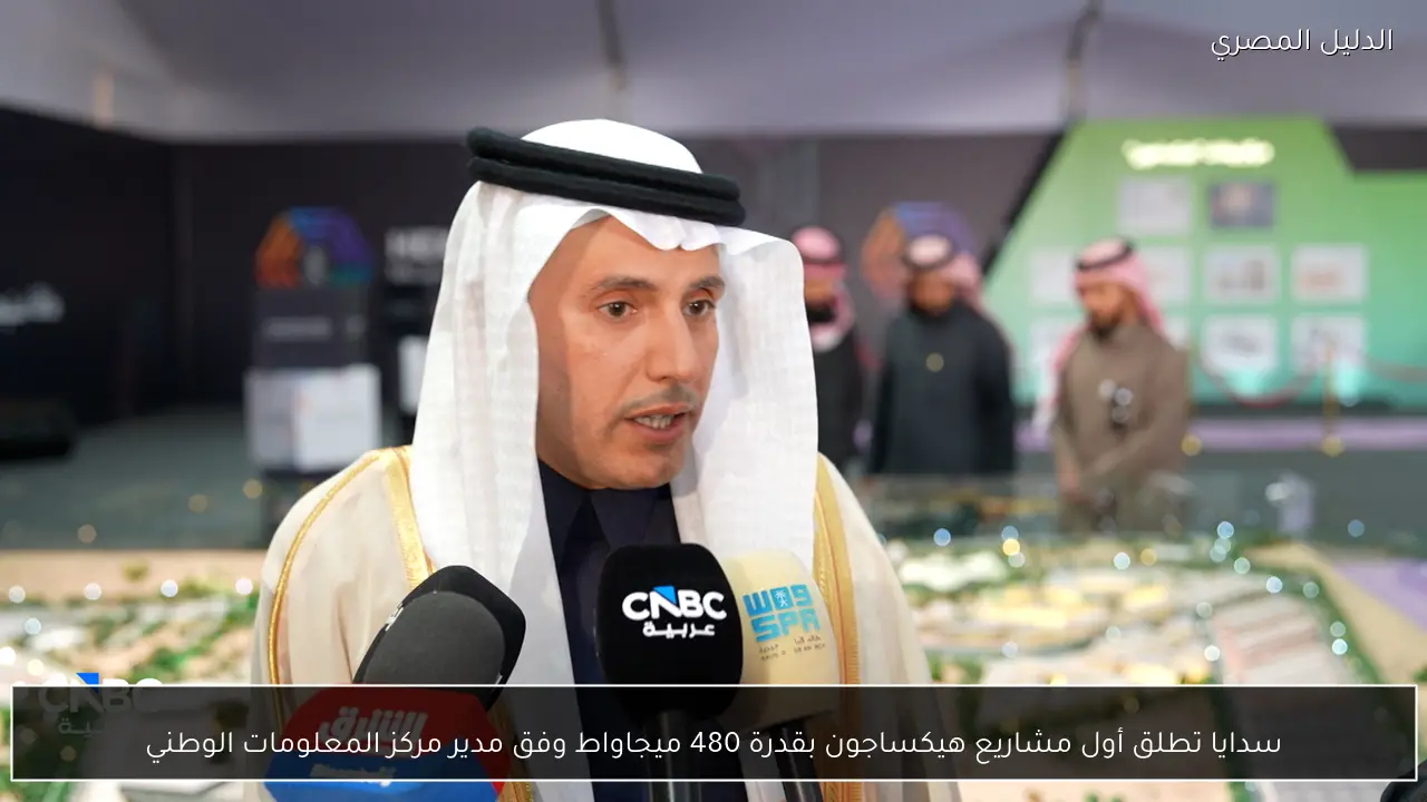 سدايا تطلق أول مشاريع هيكساجون بقدرة 480 ميجاواط وفق مدير مركز المعلومات الوطني