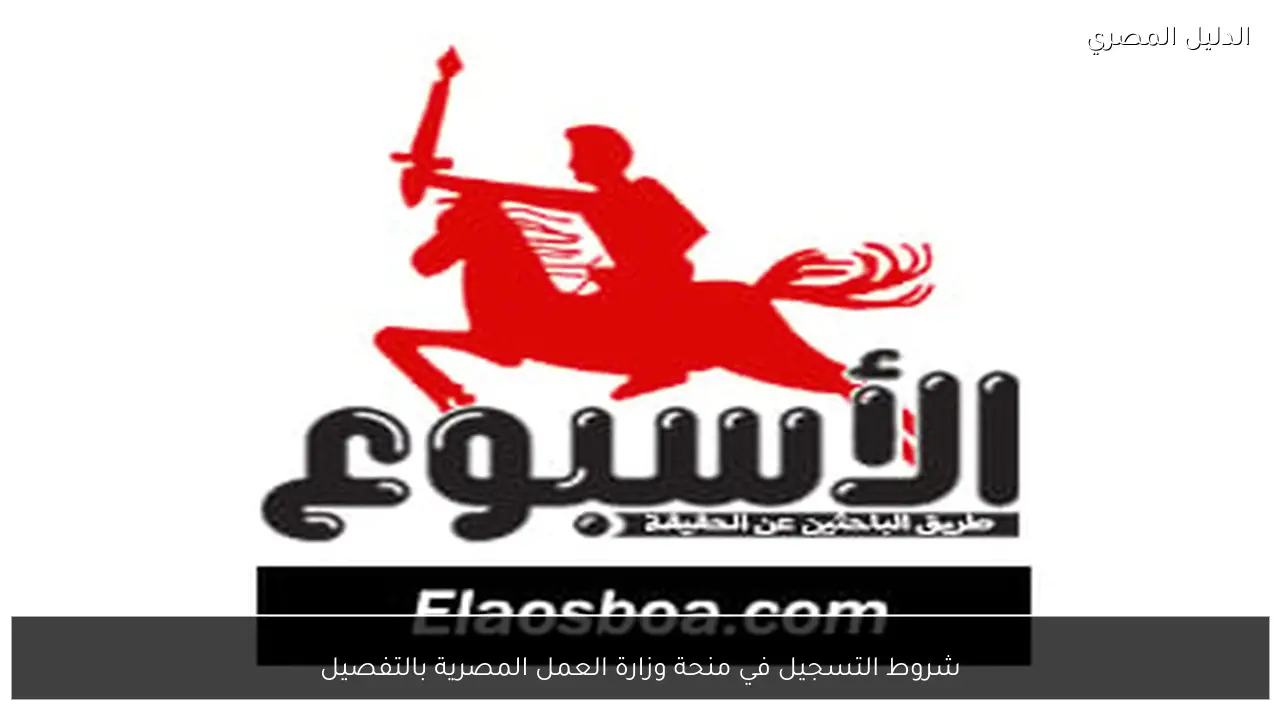 شروط التسجيل في منحة وزارة العمل المصرية بالتفصيل