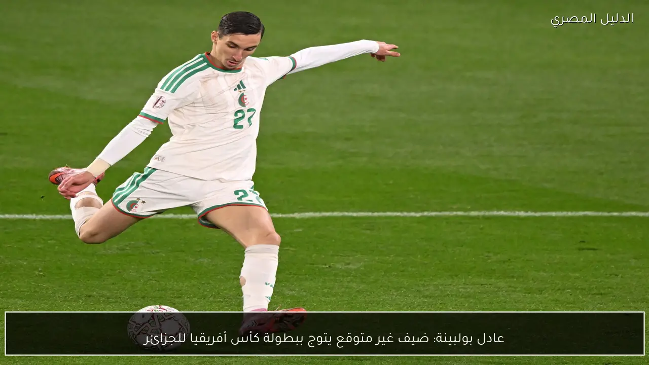 عادل بولبينة: ضيف غير متوقع يتوج ببطولة كأس أفريقيا للجزائر