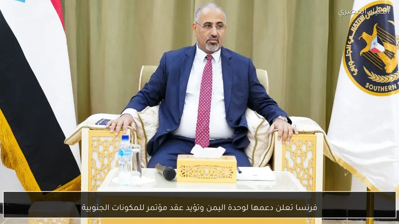 فرنسا تعلن دعمها لوحدة اليمن وتؤيد عقد مؤتمر للمكونات الجنوبية