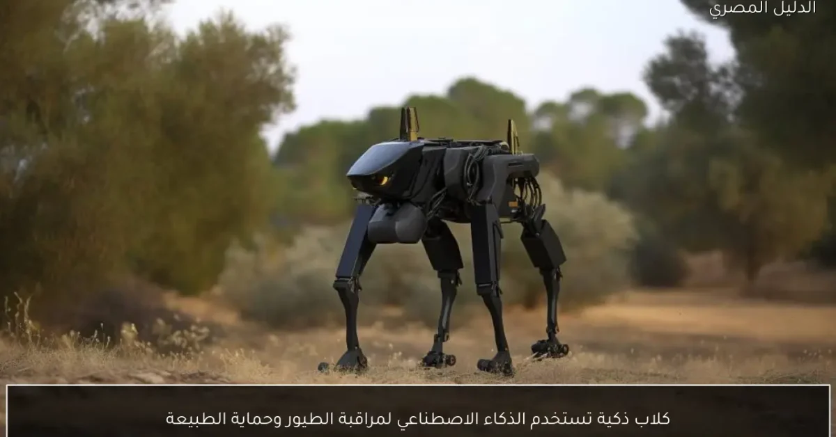 كلاب ذكية تستخدم الذكاء الاصطناعي لمراقبة الطيور وحماية الطبيعة