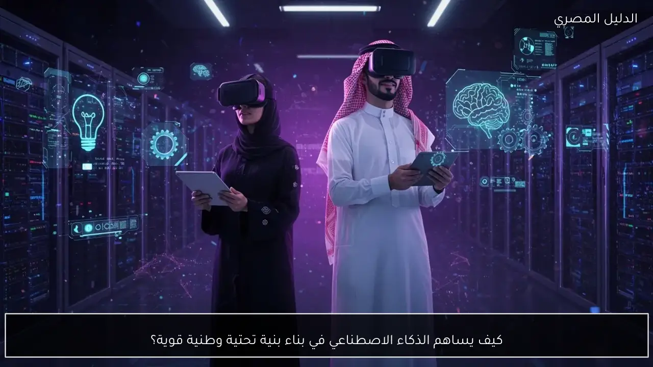 كيف يساهم الذكاء الاصطناعي في بناء بنية تحتية وطنية قوية؟