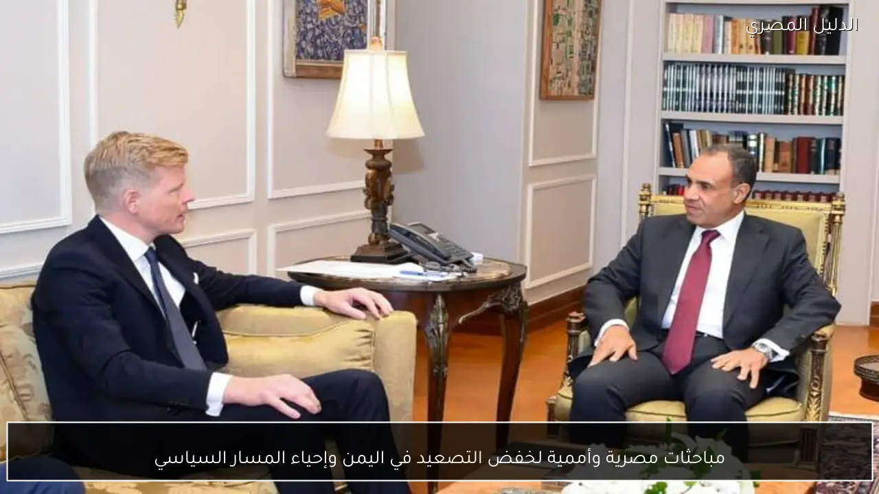 مباحثات مصرية وأممية لخفض التصعيد في اليمن وإحياء المسار السياسي